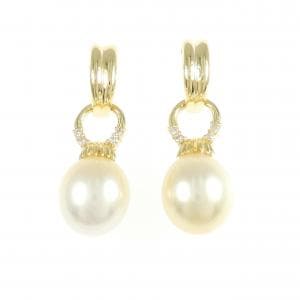 K18YG 白蝶パール ピアス