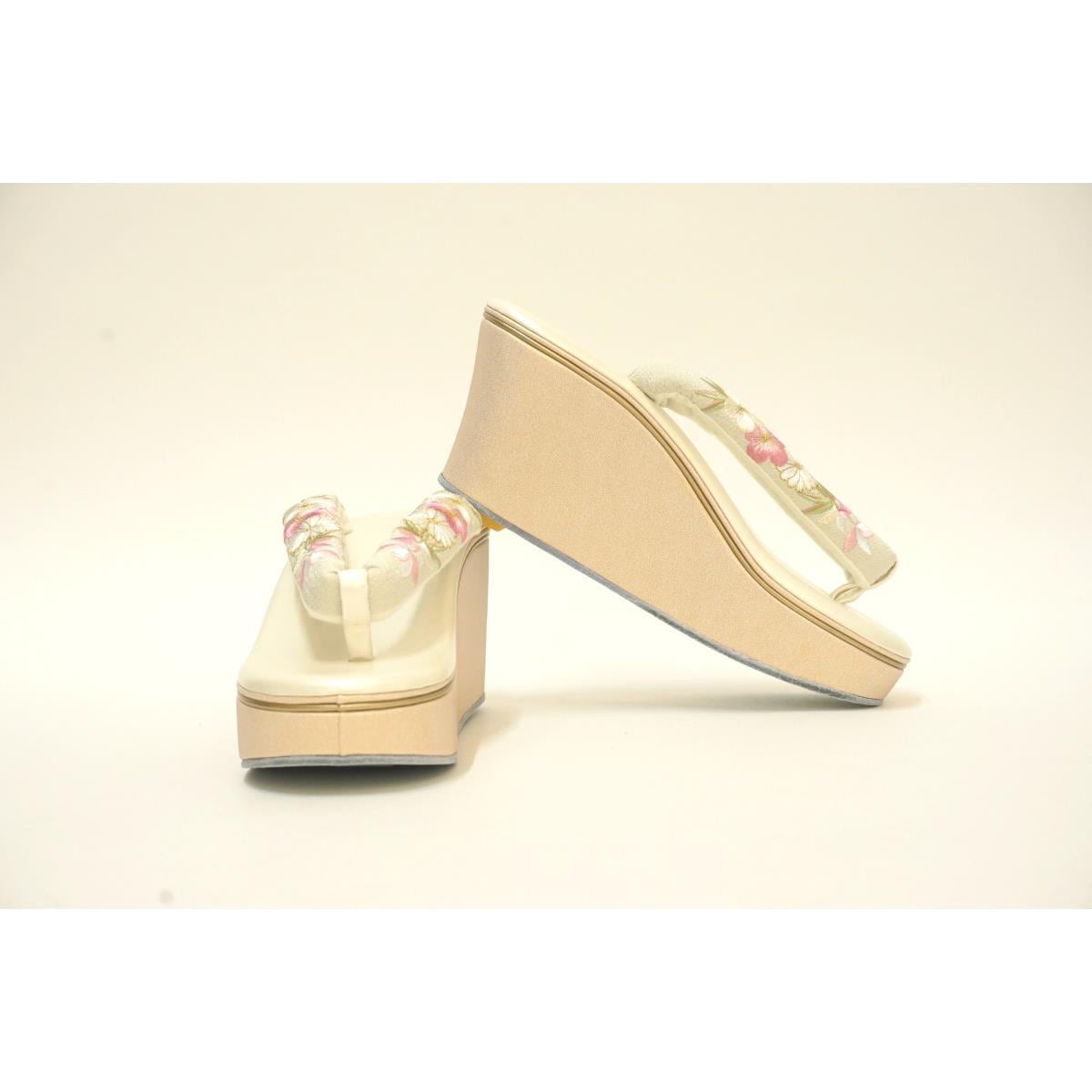 【新品】女草履　四君子　Ｆサイズ