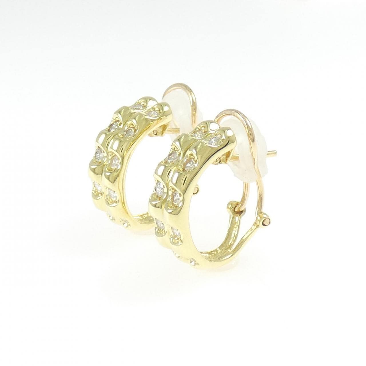 K18YG ダイヤモンド ピアス/イヤリング 0.60CT