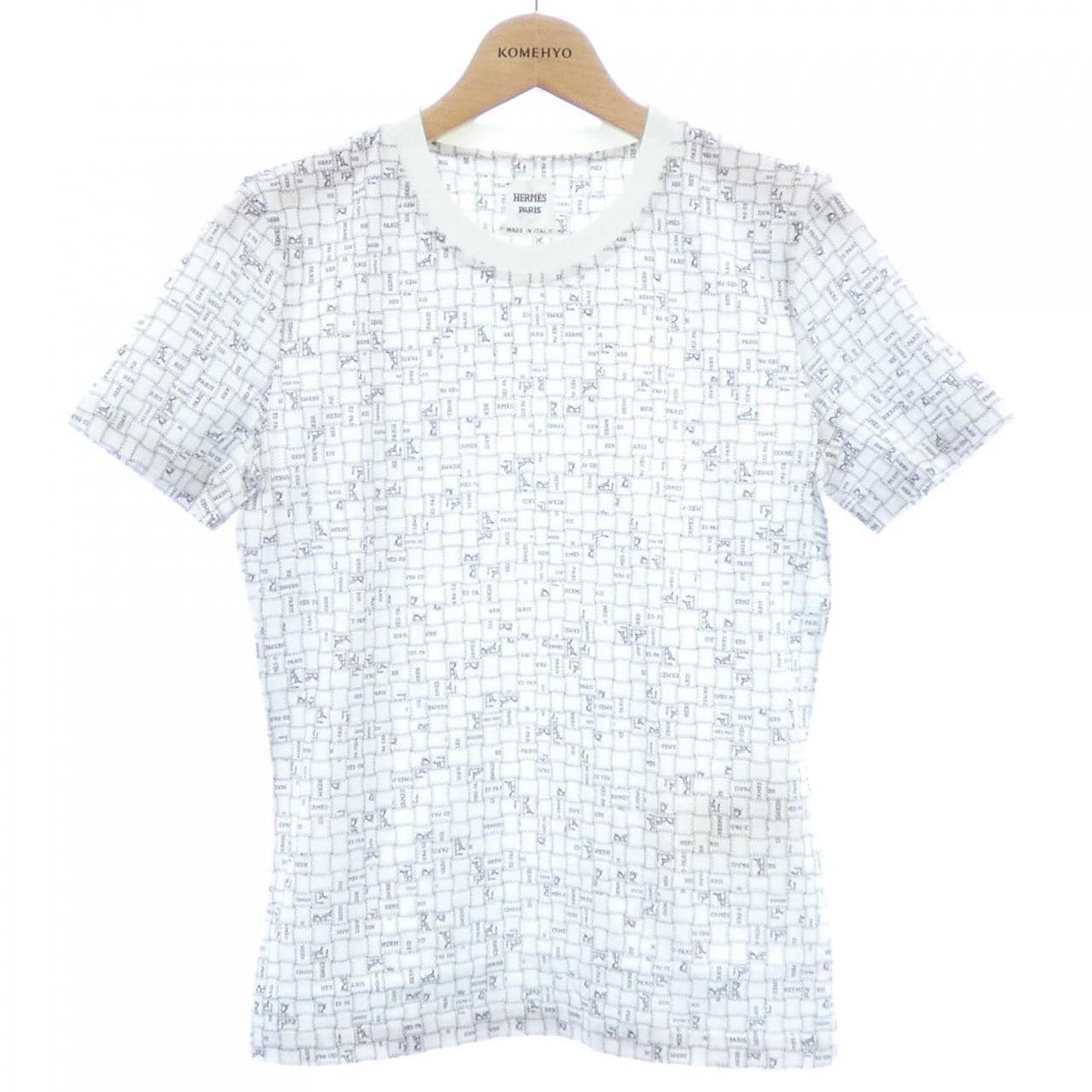 エルメス HERMES BOLDUC AU CARRE ボルデュックチェック 5E4645DK Tシャツ