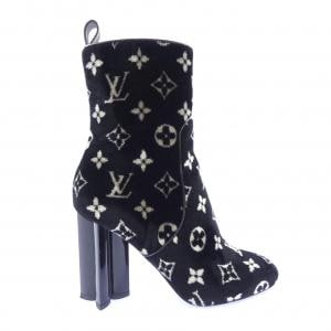 ルイヴィトン LOUIS VUITTON 日本限定 モノグラム ベルベット シルエットライン ブーツ