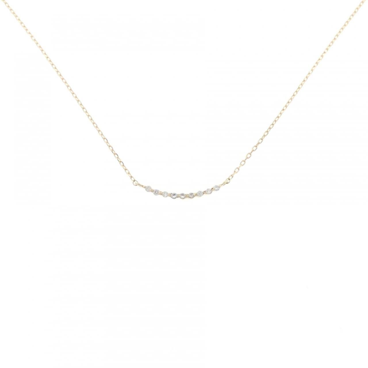 シエナ ロゼ ダイヤモンド ネックレス 0.02CT