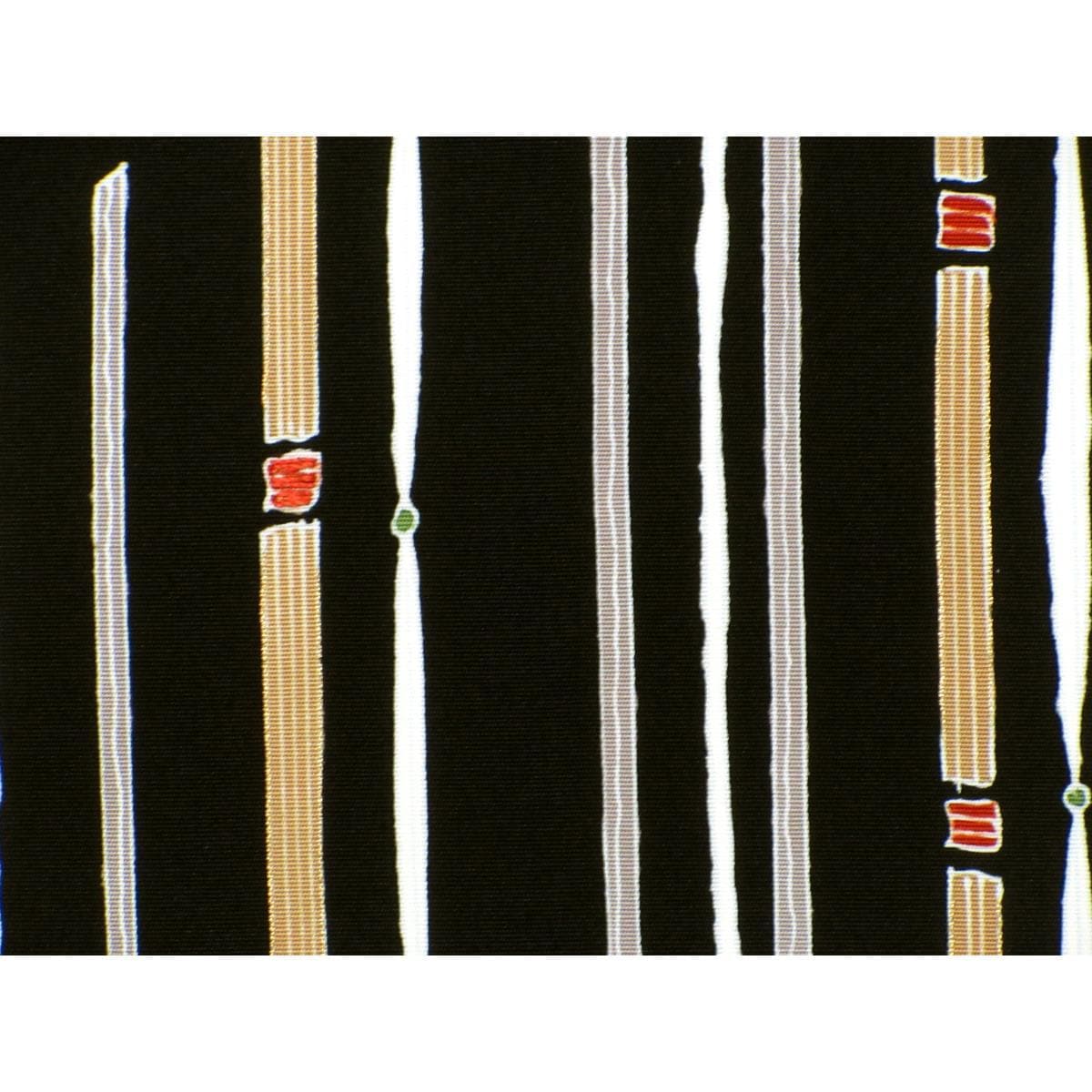 名古屋帯　塩瀬染帯　友禅金彩加工　刺繍入り