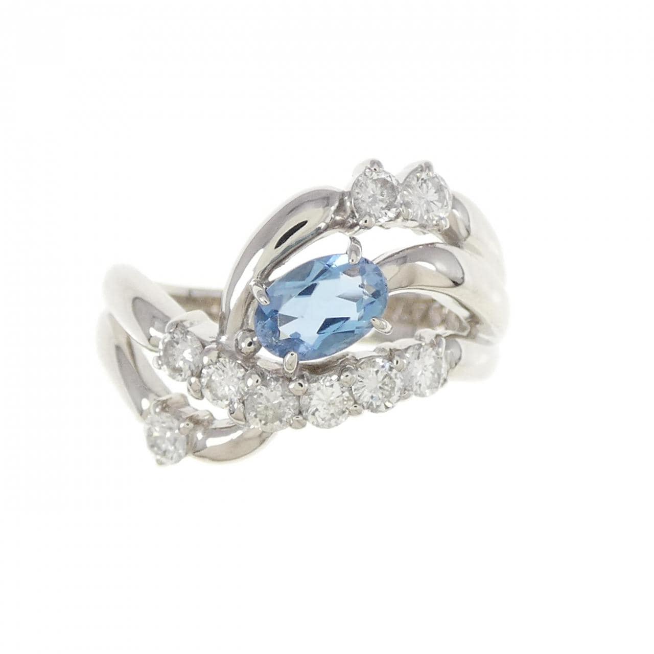 PT海蓝宝戒指 0.37CT