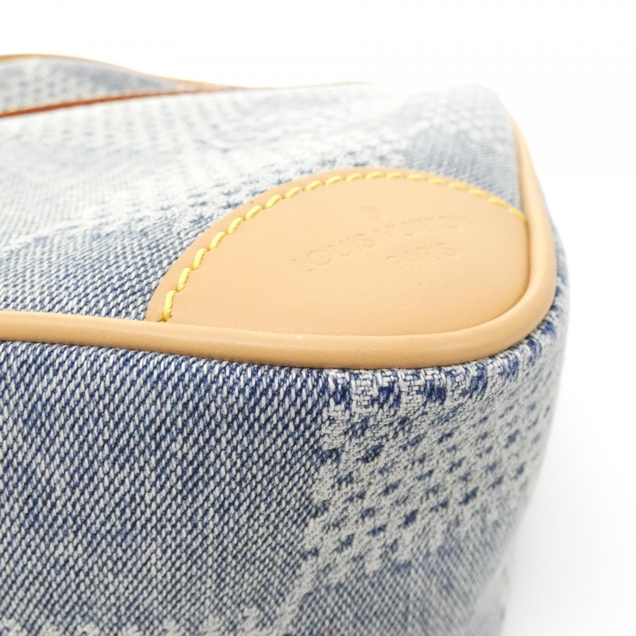 LOUIS VUITTON Damier Denim 3D Chess Messenger N40706 肩背包