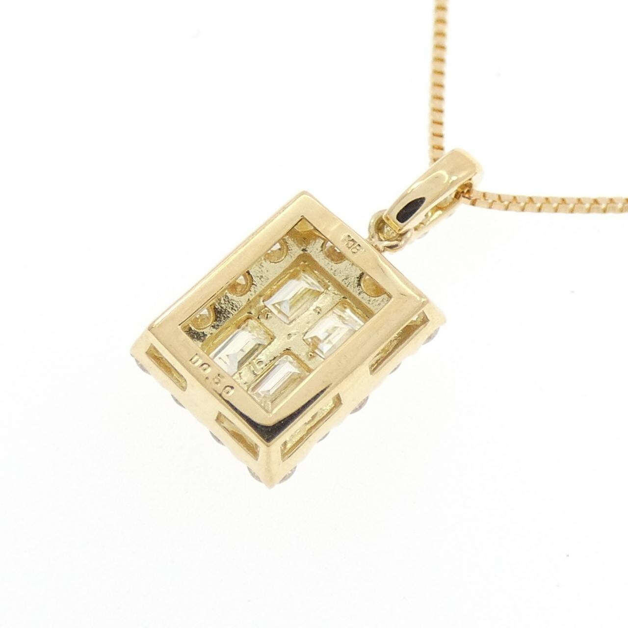 【新品】K18YG ダイヤモンド ネックレス 0.50CT