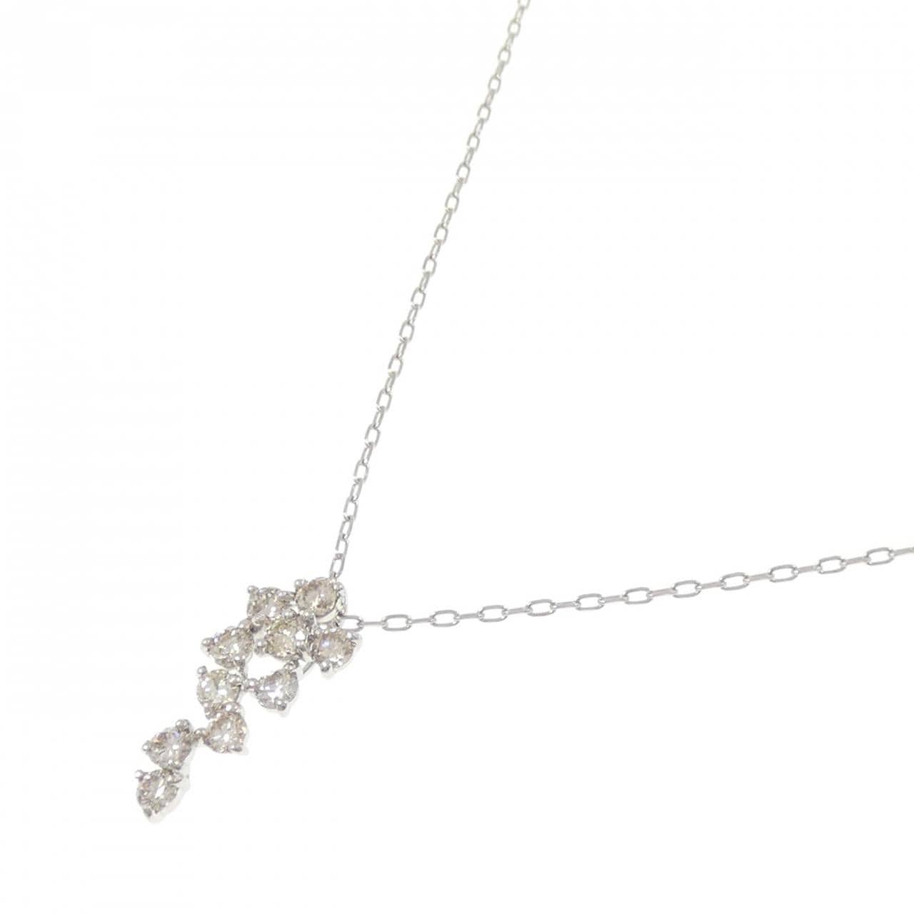 PT950/PT850 ダイヤモンド ネックレス 0.50CT