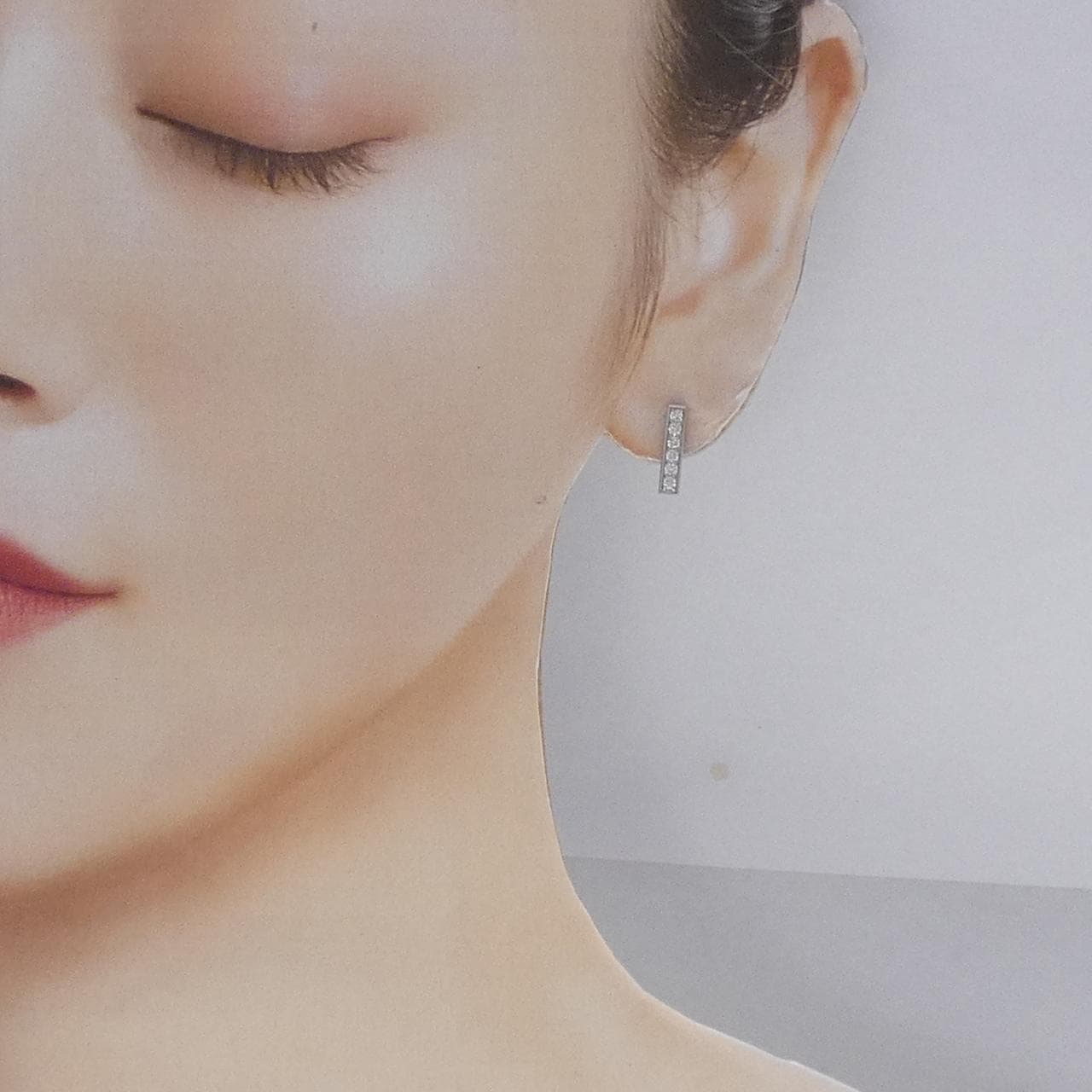 【新品】PT900 ダイヤモンド ピアス 0.30CT