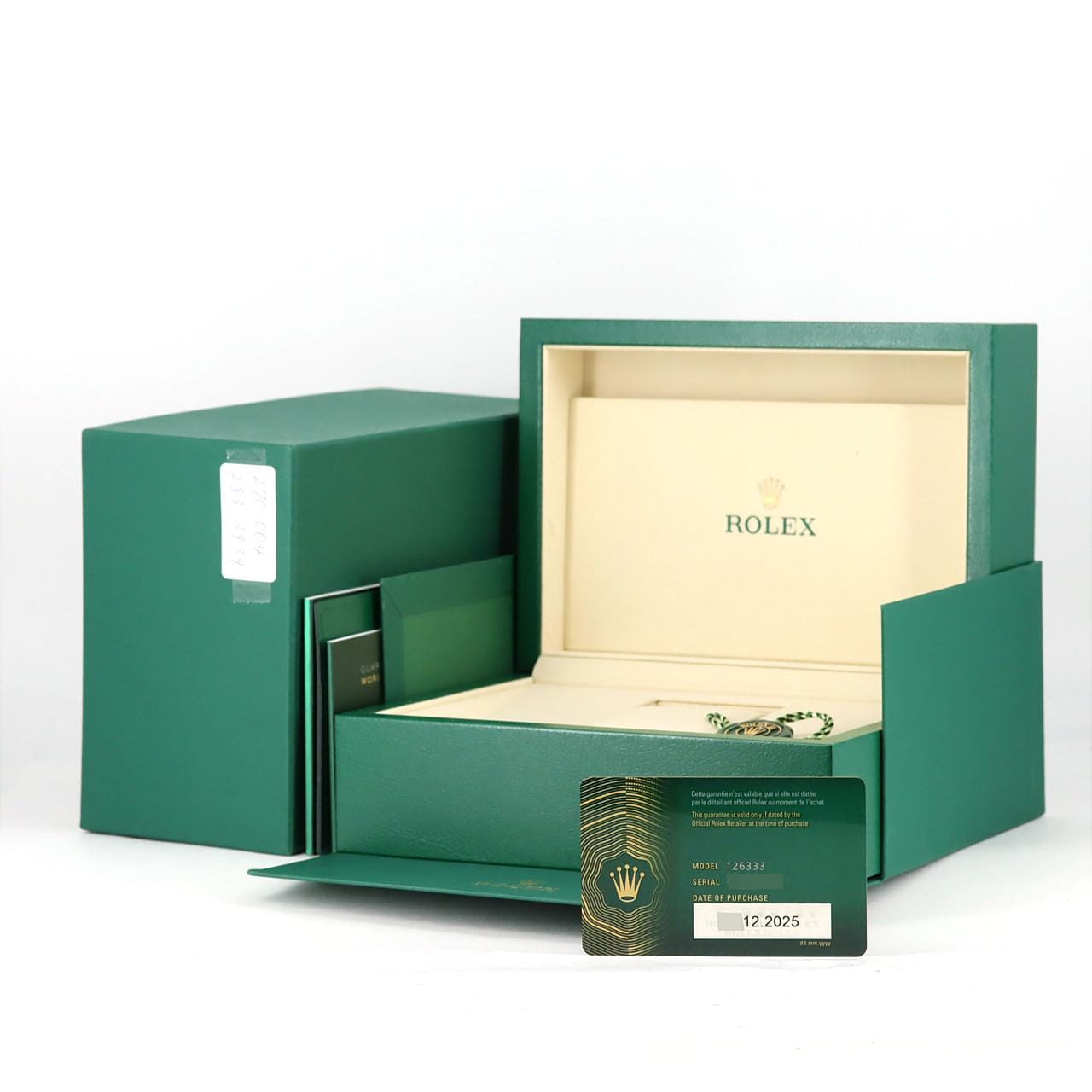 ロレックス デイトジャスト 126333 SSxYG 自動巻 ランダム番