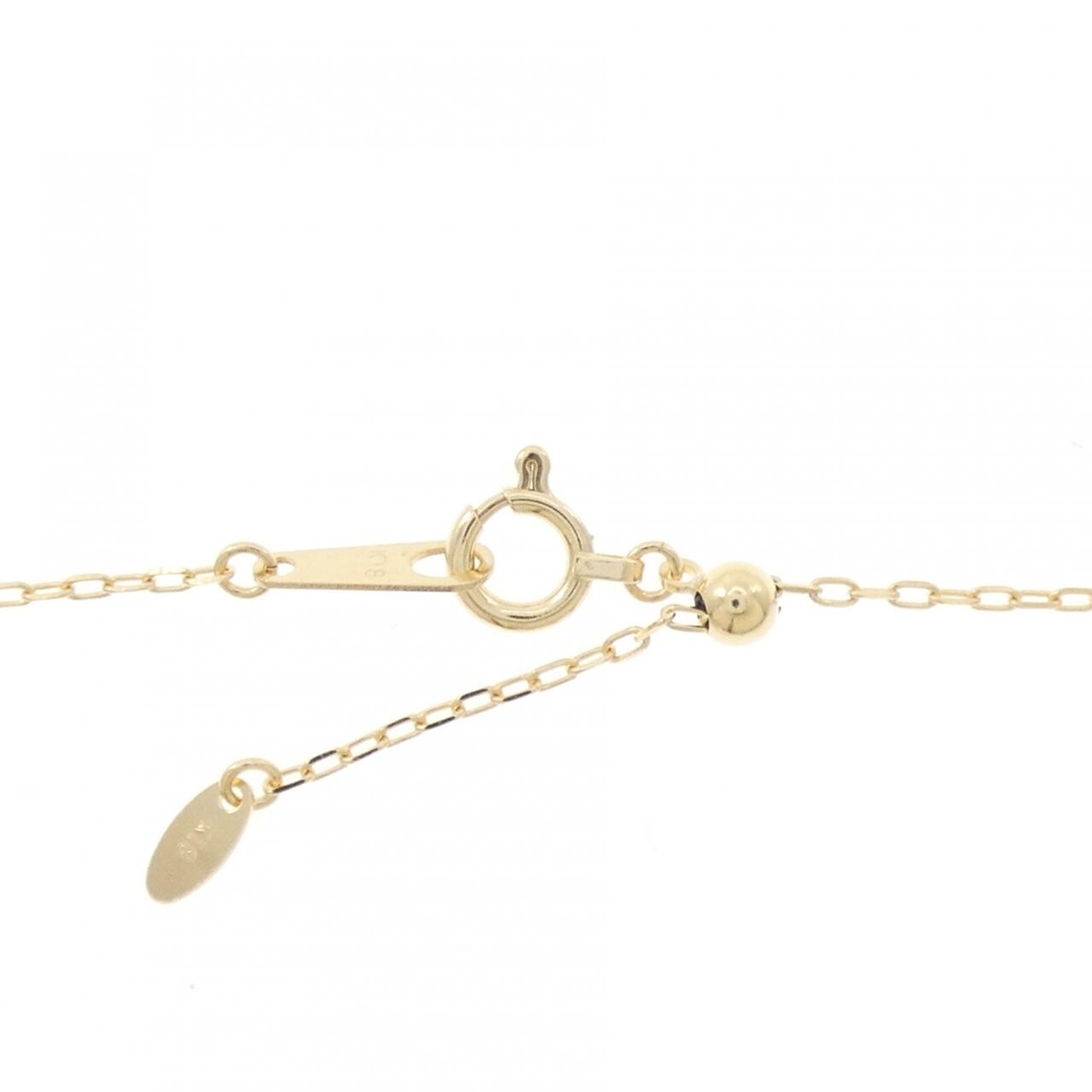 K18YG キャット エメラルド ネックレス