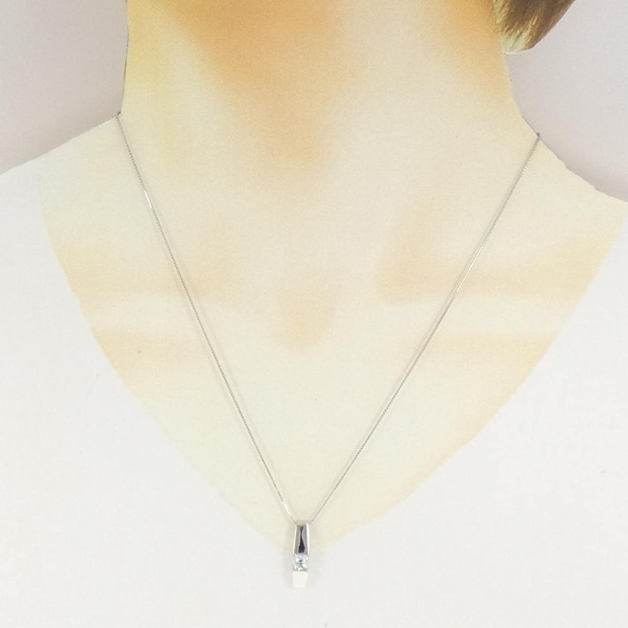 PT900/PT850 ダイヤモンド ネックレス 0.50CT