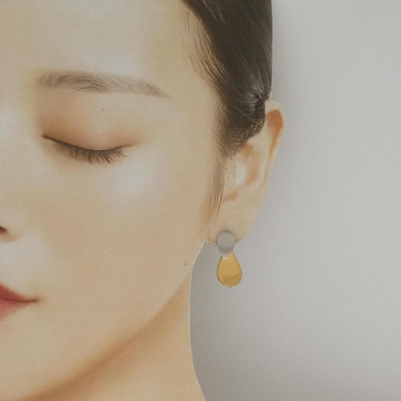 エテ 925/K18WG ピアス