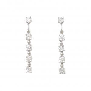 PT900 ダイヤモンド ピアス 0.50CT
