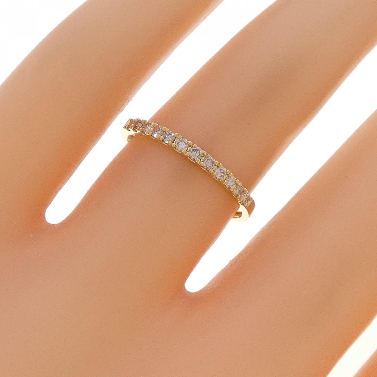 K18YG ダイヤモンド リング 0.15CT