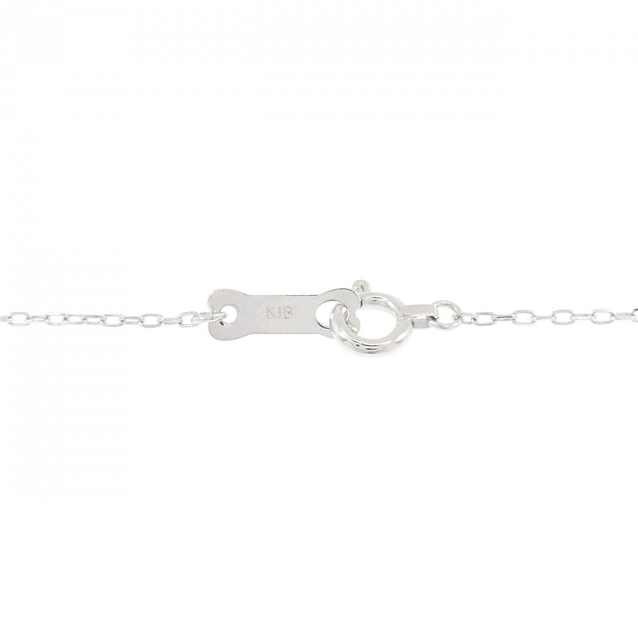 K18WG ダイヤモンド ネックレス 0.10CT