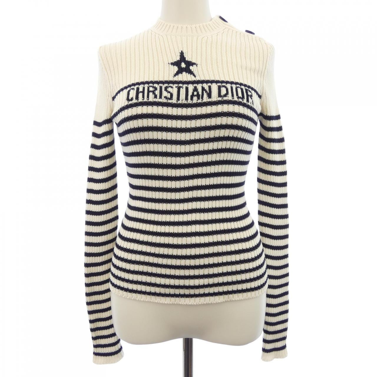 クリスチャンディオール CHRISTIAN DIOR DIOR MARINIERE　DIORIVIERA 244S10AM730 ニット