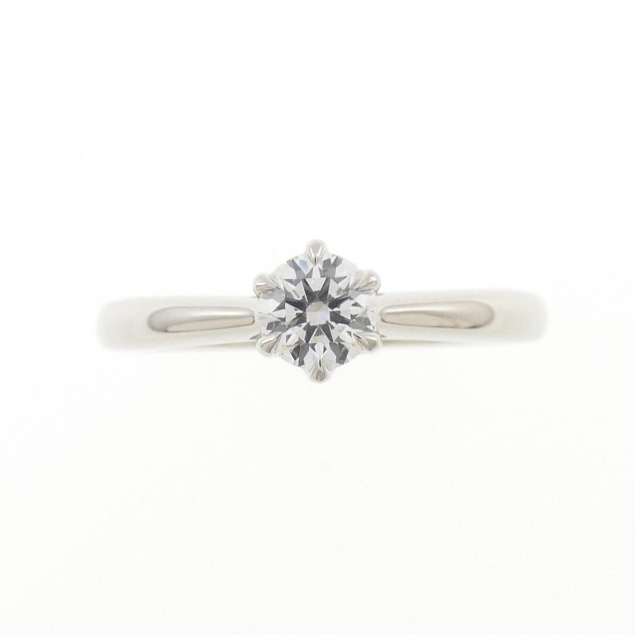 PT950 ダイヤモンド リング 0.273CT D IF 3EXT H&C
