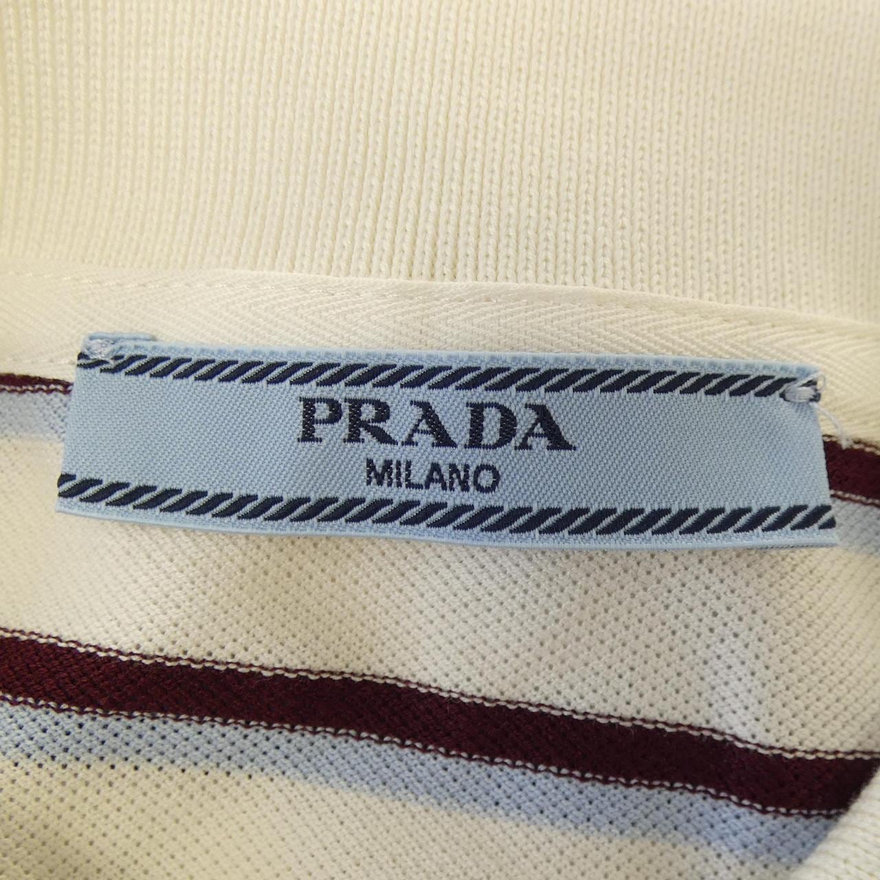プラダ PRADA STRIPED PIQUE 39608 SOOO 16WC ポロシャツ