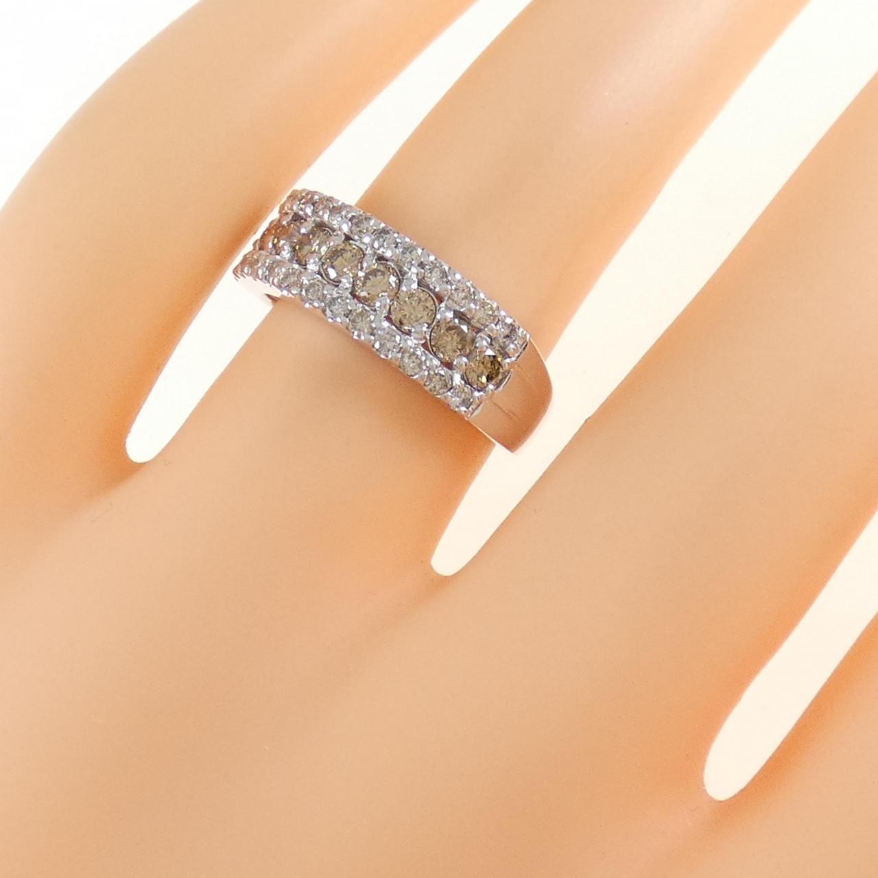 K18WG ダイヤモンド リング 0.30CT