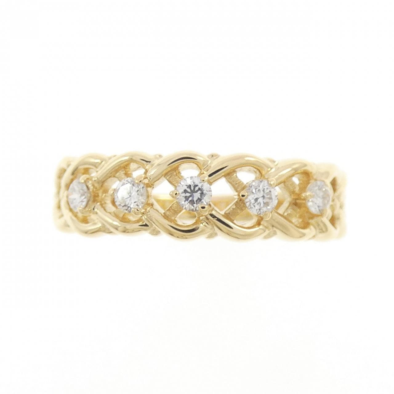 K18YG ダイヤモンド リング 0.20CT