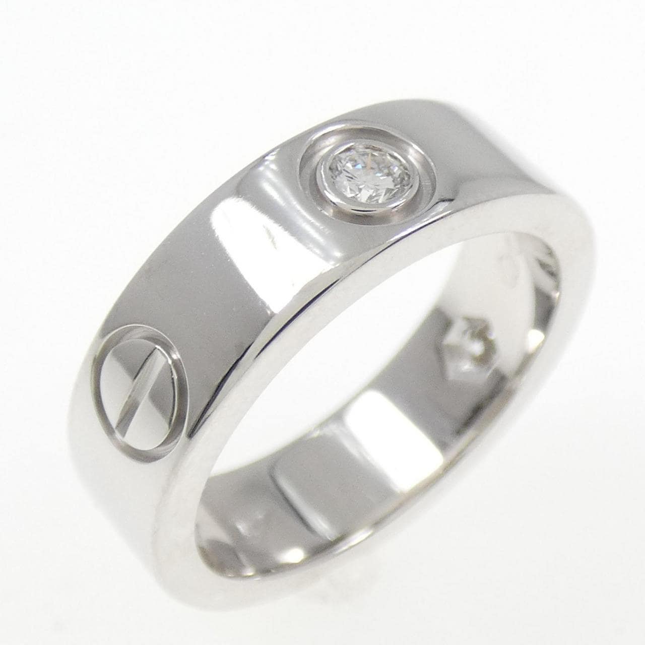 CARTIER LOVE half 钻石指