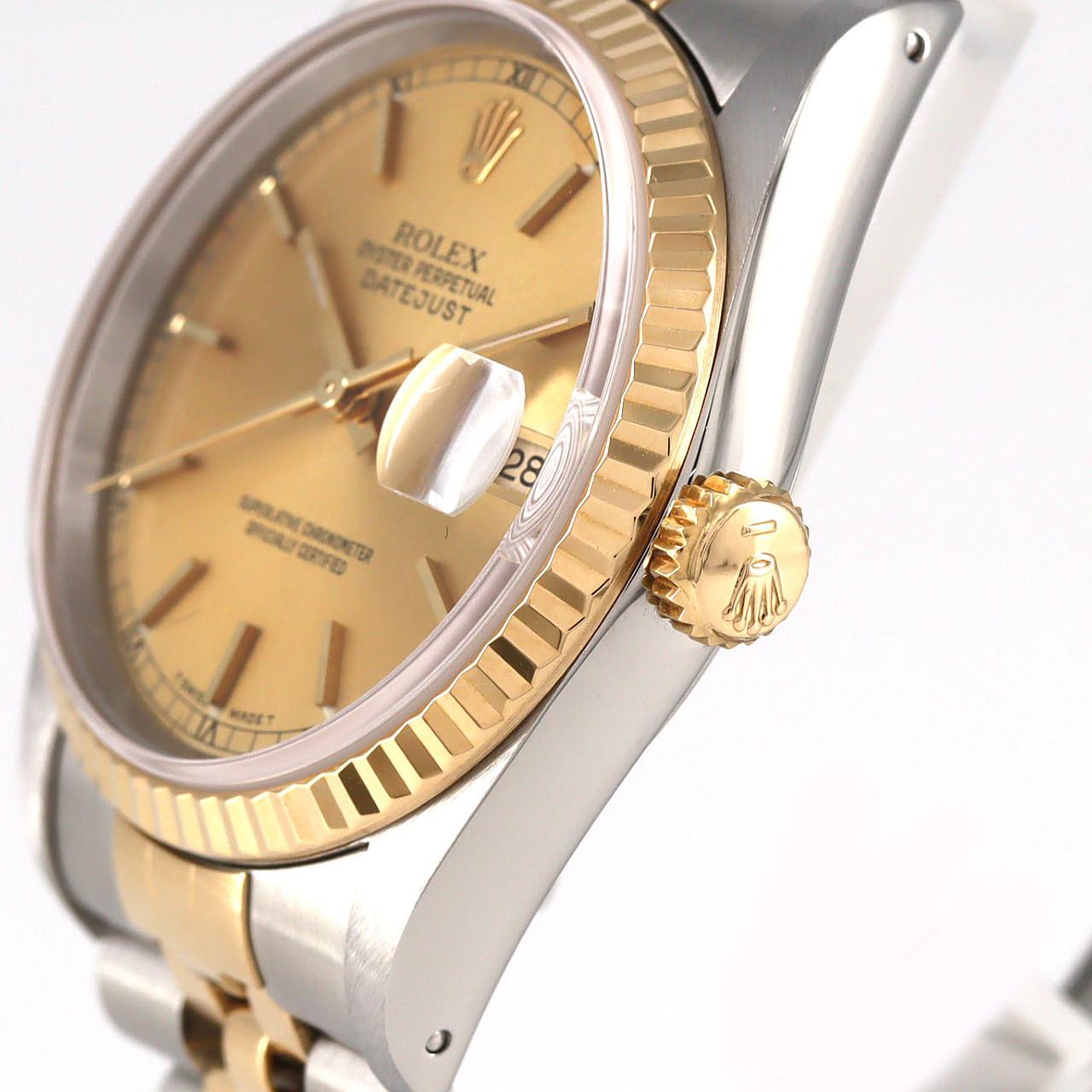 ロレックス デイトジャスト 16233 SSxYG 自動巻 X番