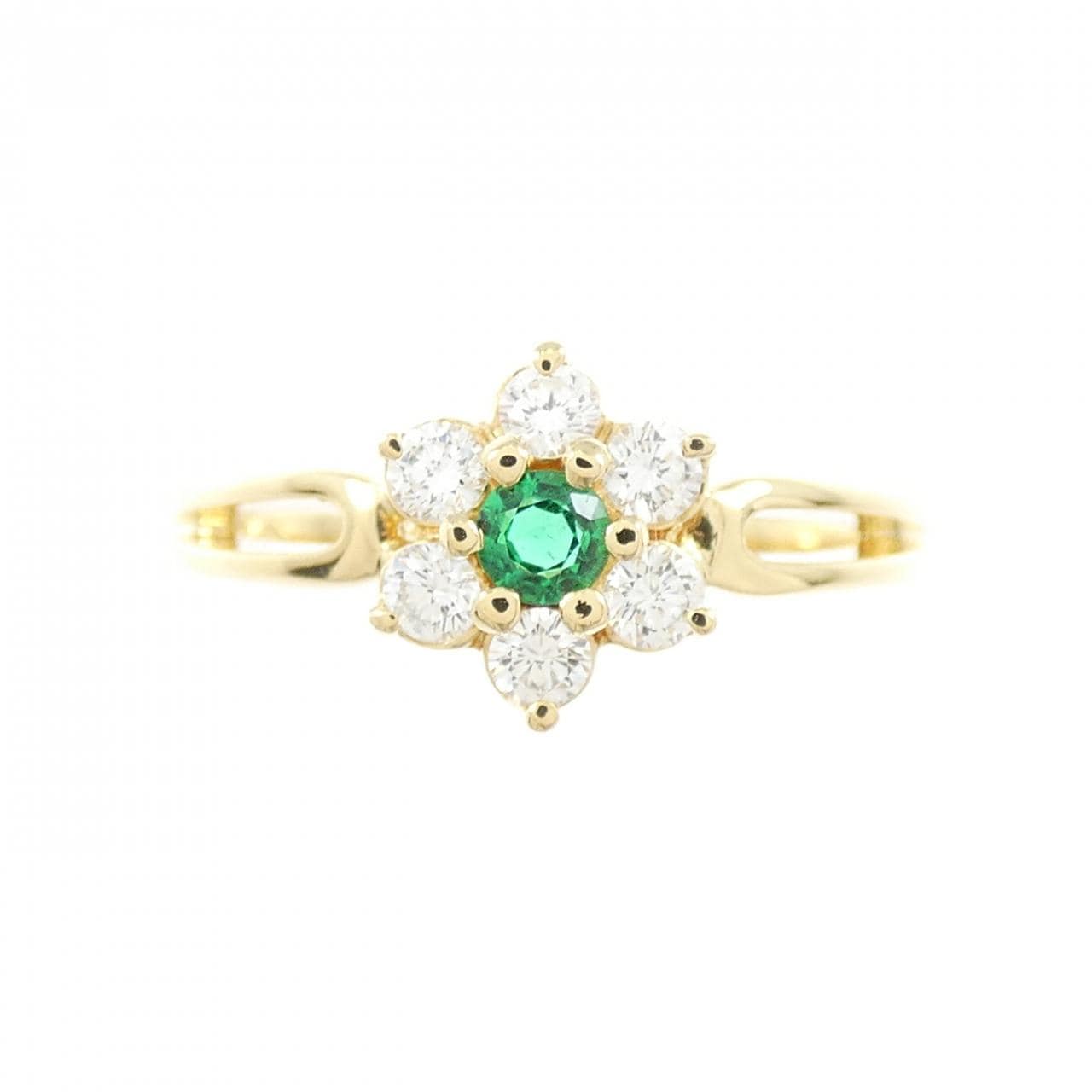 ミキモト エメラルド リング 0.07CT