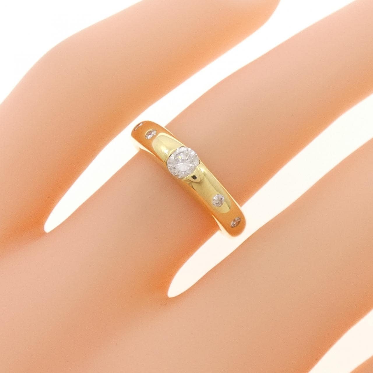 K18YG ダイヤモンド リング 0.20CT