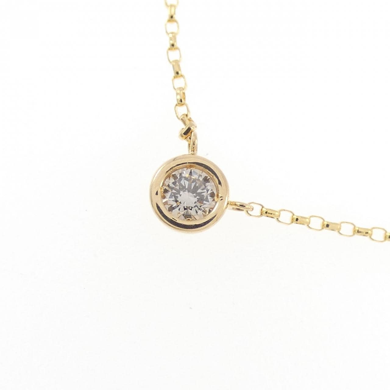 K18YG ダイヤモンド ネックレス 0.50CT