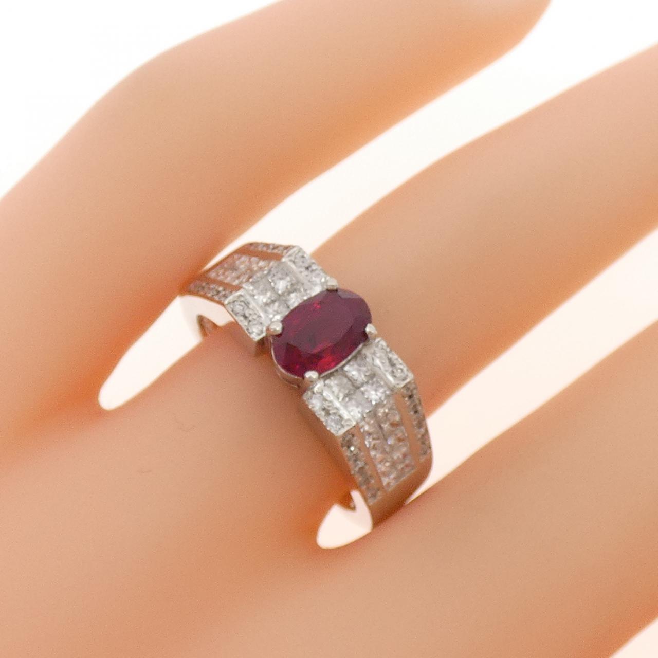 PT900 ルビー リング 0.97CT