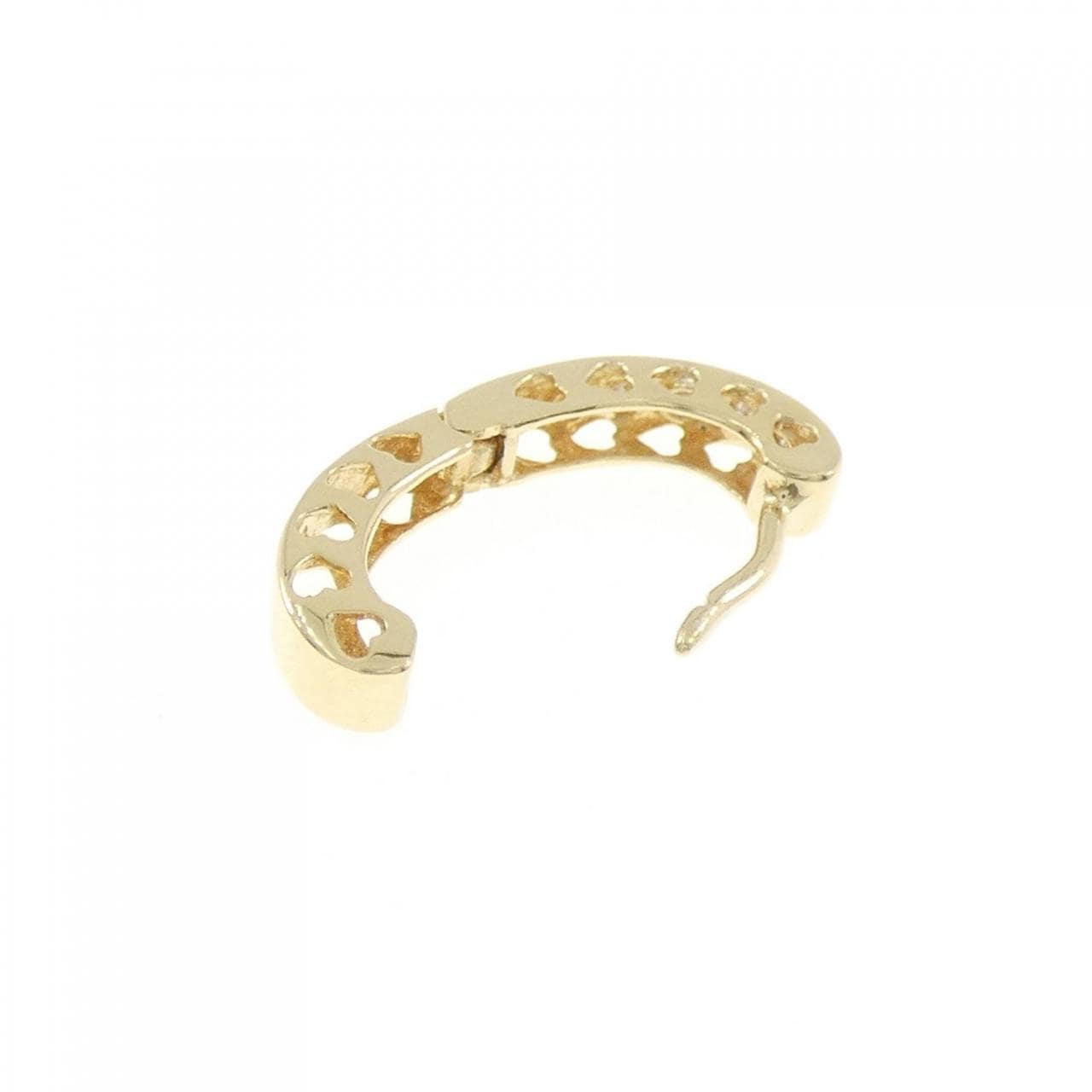 K18YG ダイヤモンド ピアス 0.07CT 片耳