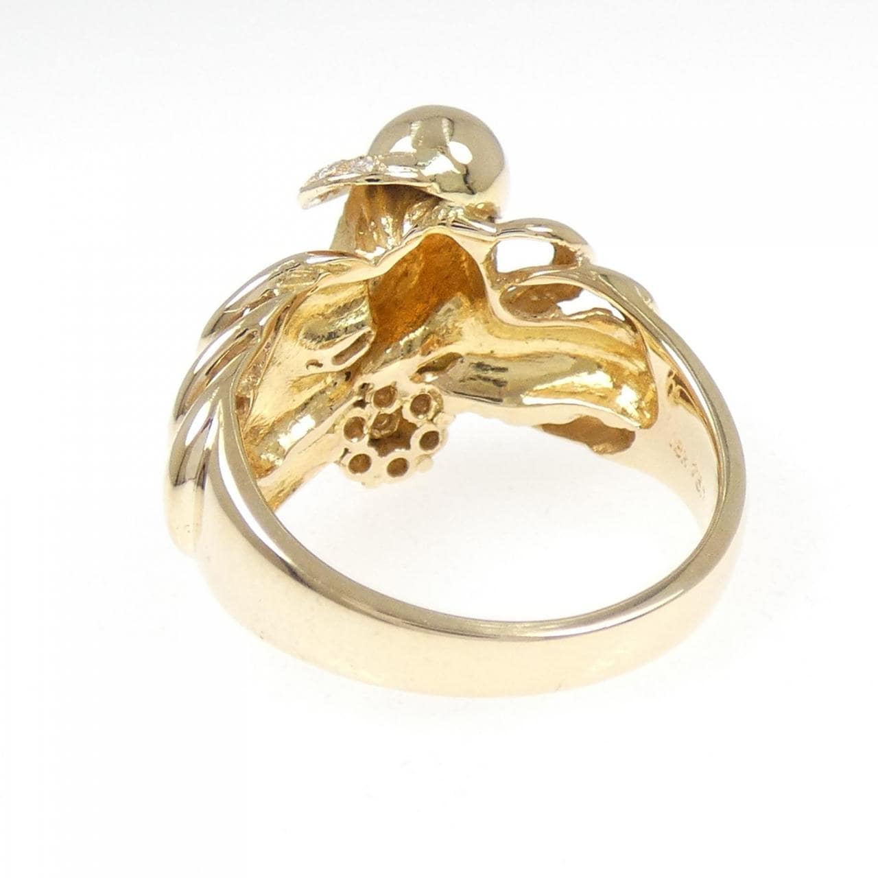750YG ダイヤモンド リング 0.19CT