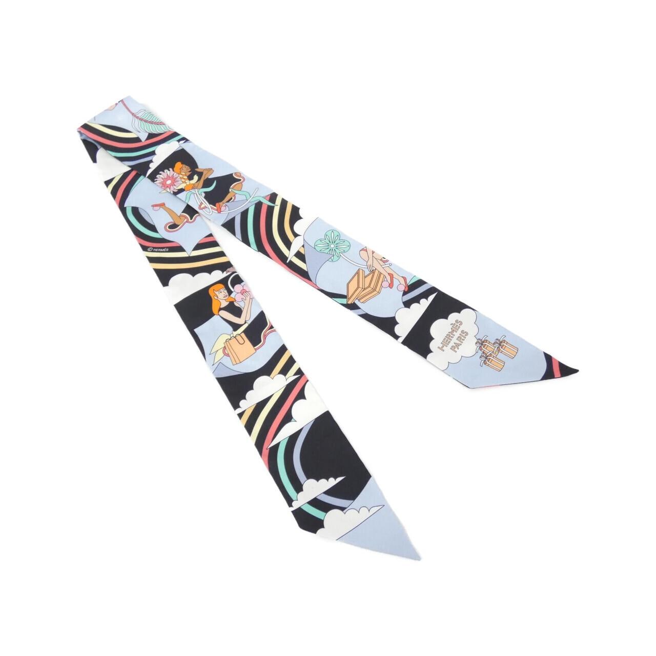 HERMES CARRES VOLANTS Twilly 063849S Scarf