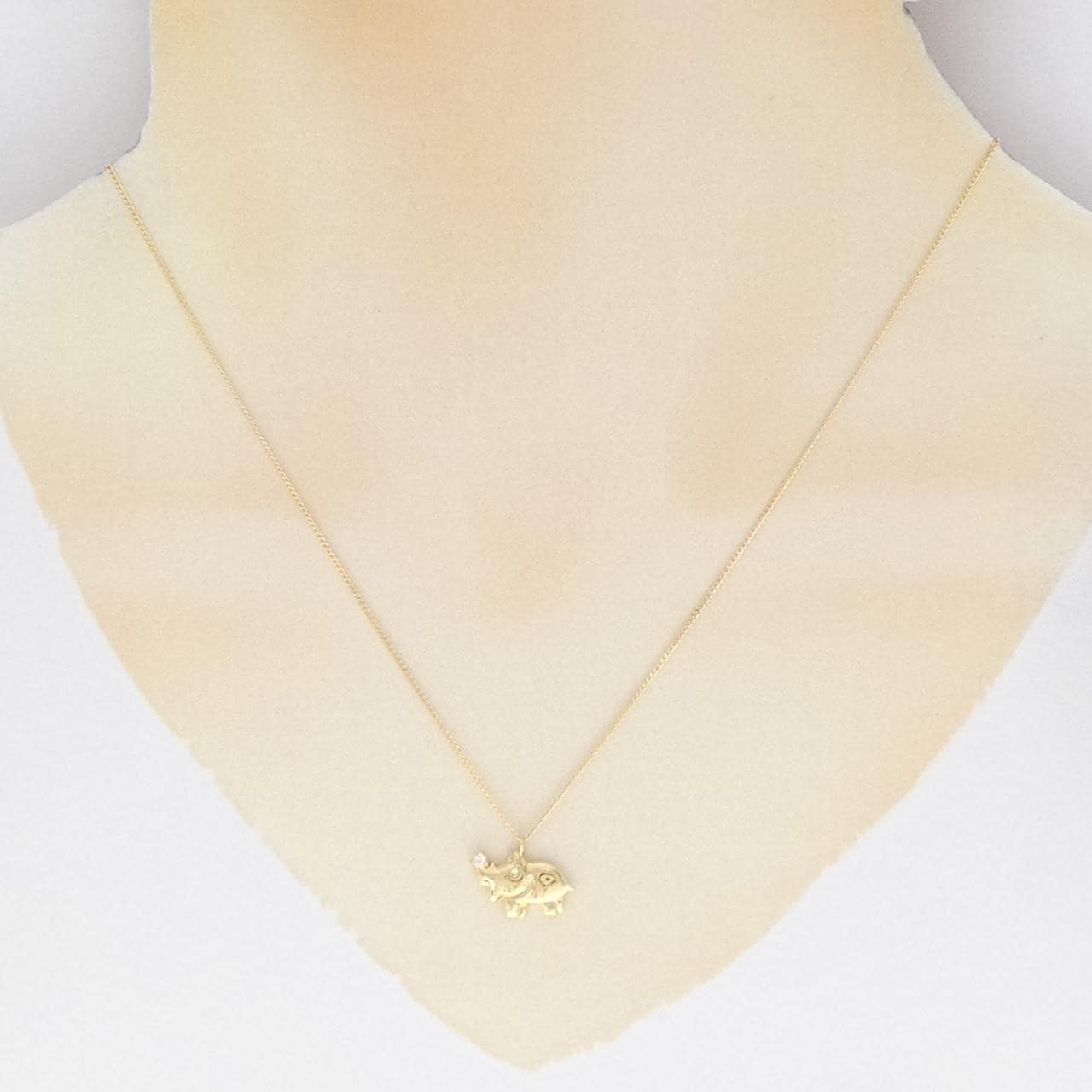 K18YG ダイヤモンド ネックレス 0.01CT