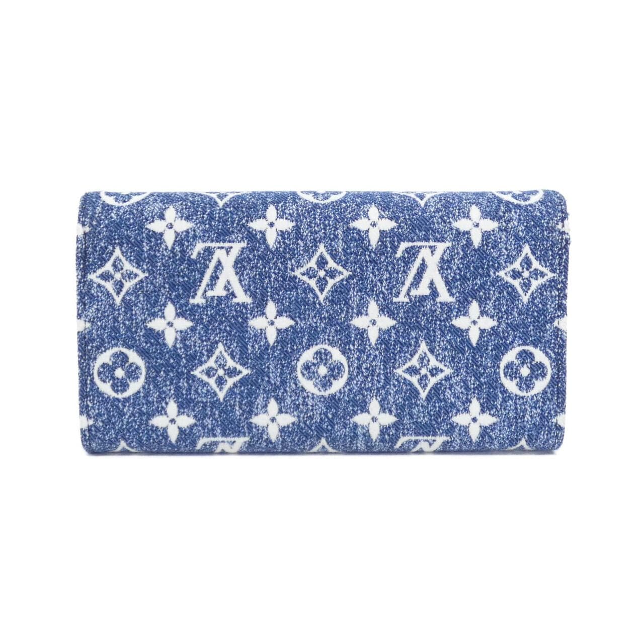 ルイヴィトン モノグラム ジャカード デニム ポルトフォイユ サラ M81183 財布