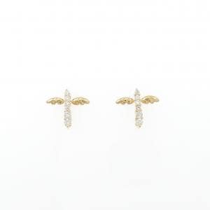 K18YG ダイヤモンド ピアス 0.09CT