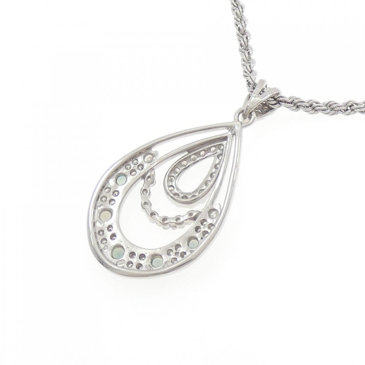 PT900/PT850 アレキサンドライト ネックレス 0.32CT