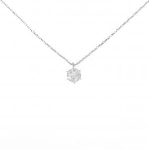 【リメイク】PT900/PT850 ソリティア ダイヤモンド ネックレス 0.503CT D VS2 3EXT H＆C