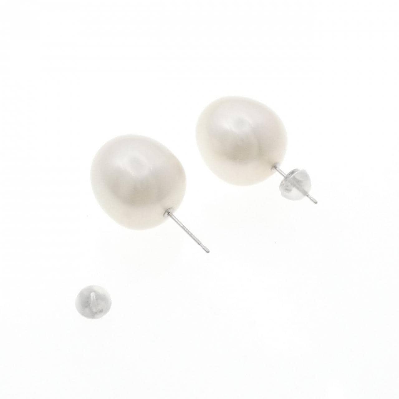 K14WG 白蝶パール ピアス