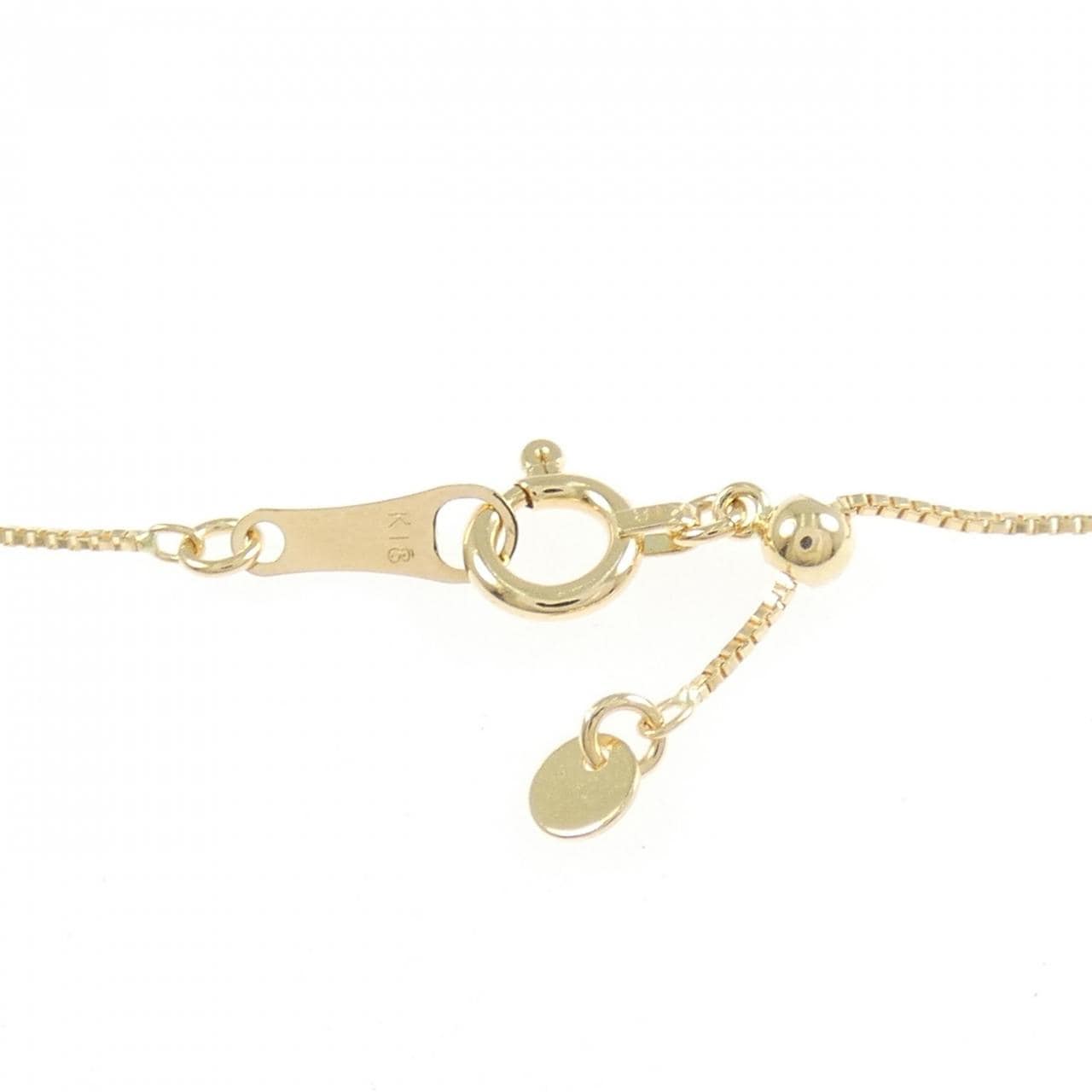K18YG ダイヤモンド ネックレス 0.23CT