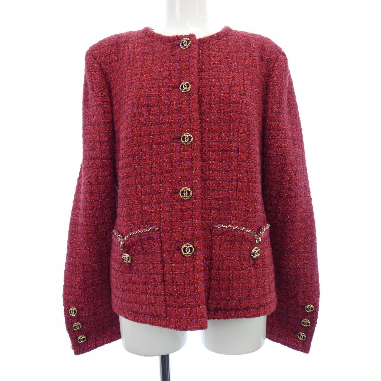 シャネル CHANEL LOOK7 P75484V60450 23B ノーカラージャケット