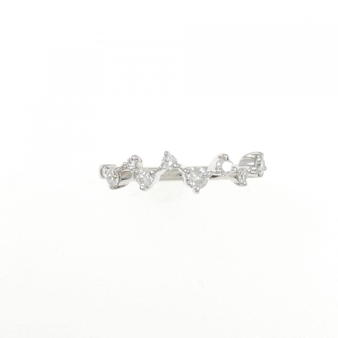 K18WG ダイヤモンド リング 0.30CT