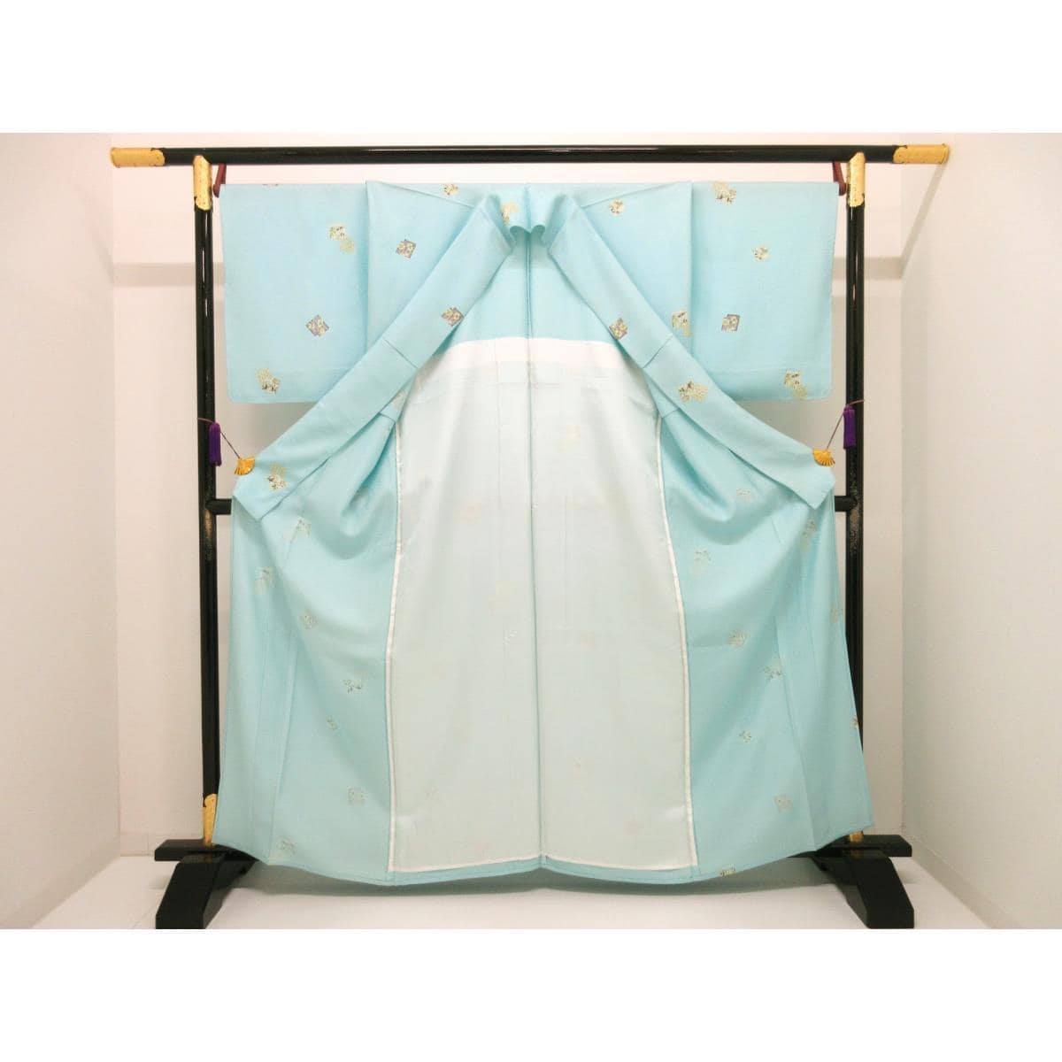 【未使用品】単衣　小紋　身幅２Ｌ寸