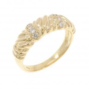 K18YG ダイヤモンド リング 0.10CT