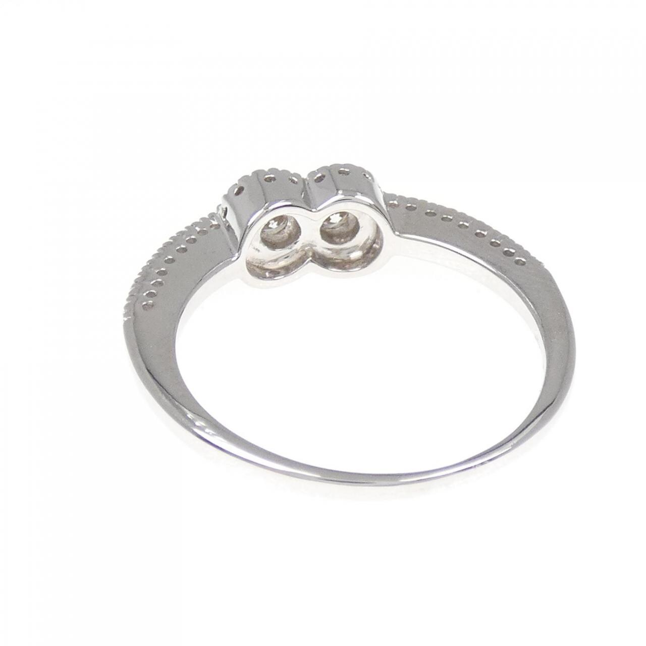 K18WG ダイヤモンド リング 0.33CT