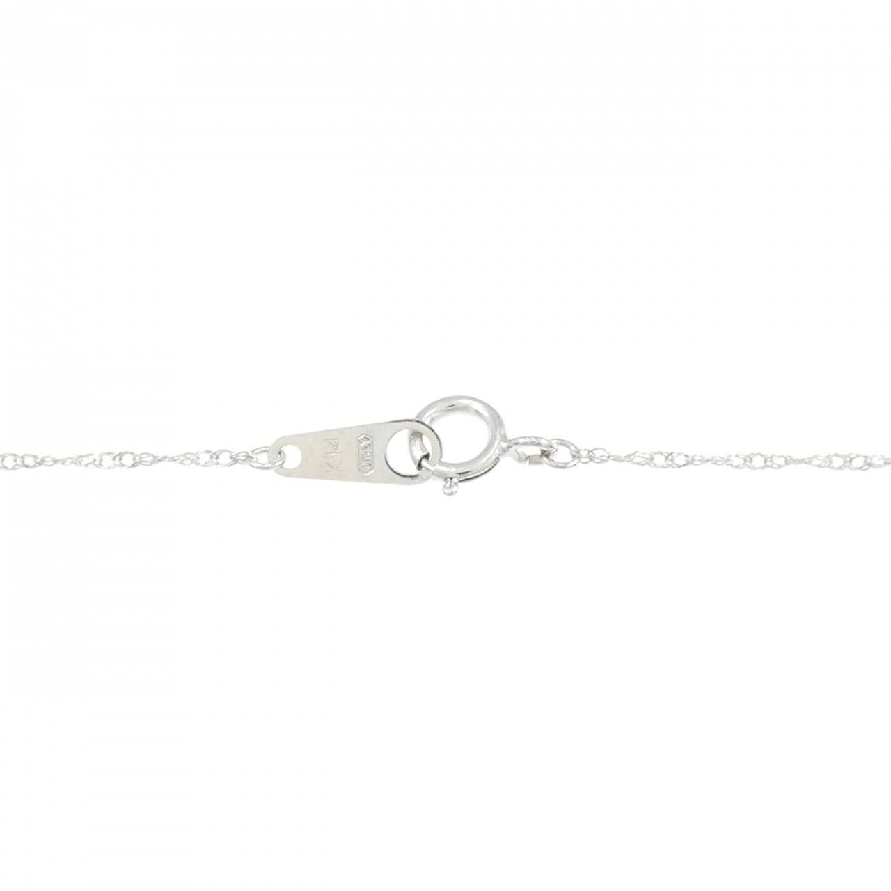 K14WG ダイヤモンド ネックレス 0.02CT