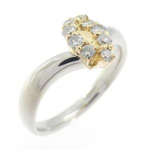 PT900/K18YG ダイヤモンド リング 0.23CT