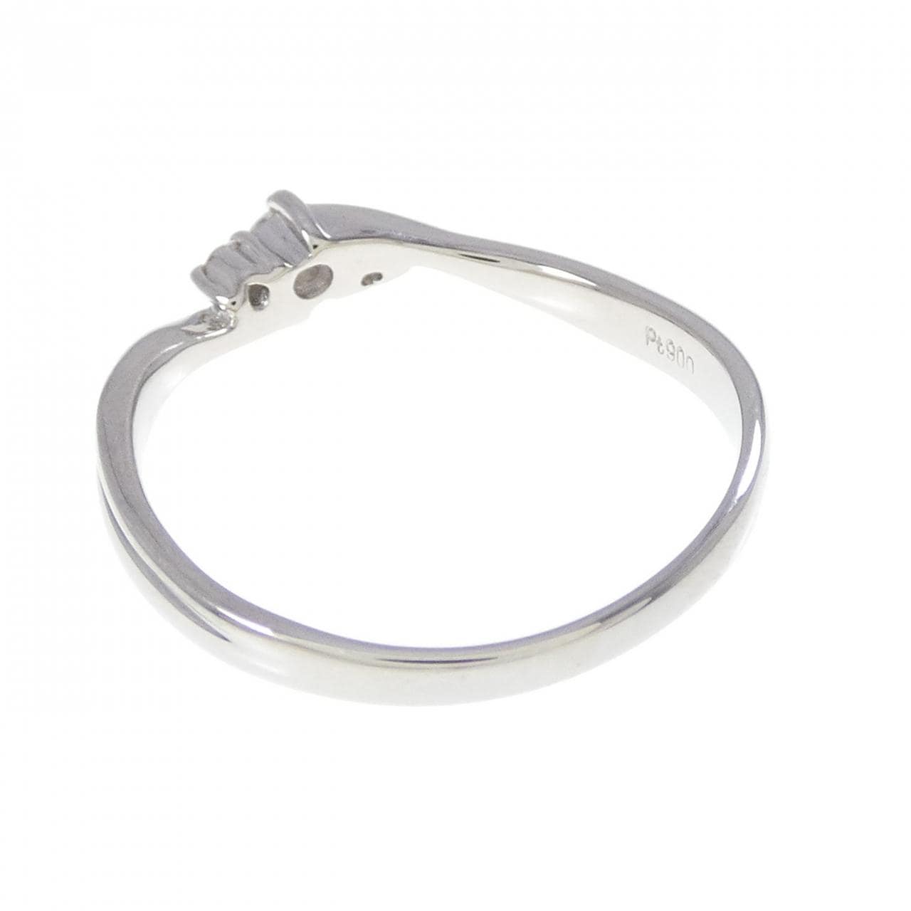 PT900 Diamond Ring 0.12CT