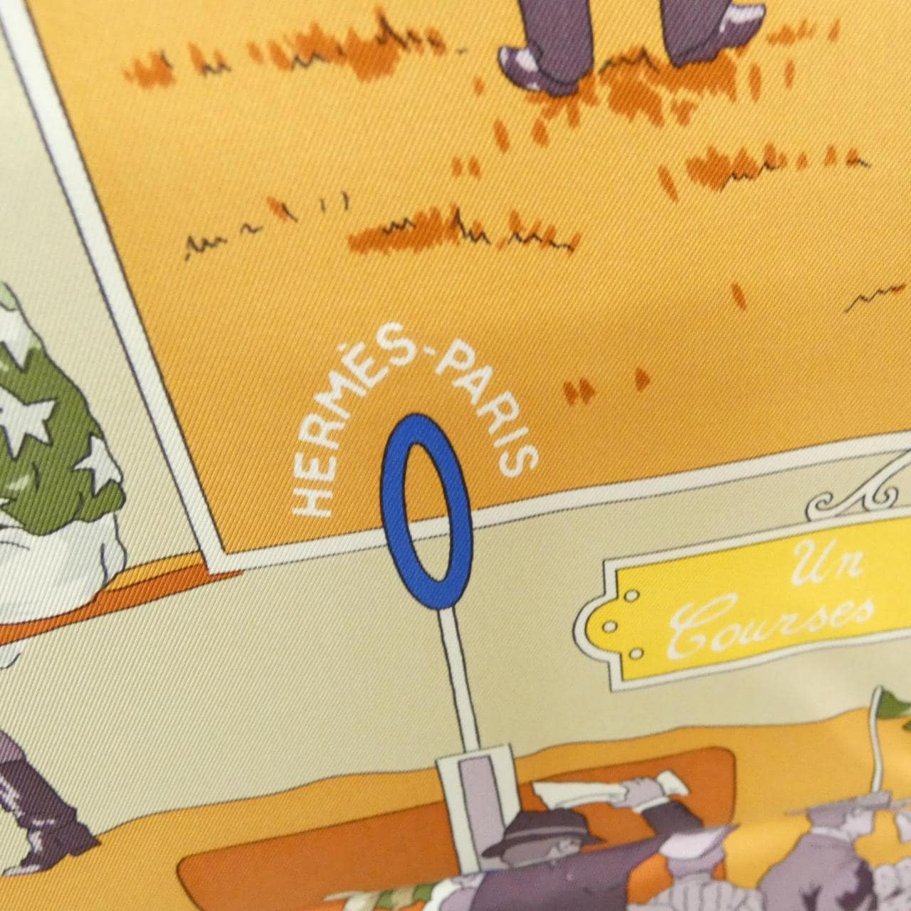 エルメス UN SIECLE DE COURSES A DEAUVILLE カレ スカーフ