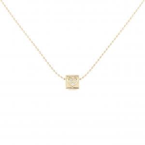 K18YG ハート ダイヤモンド ネックレス 0.07CT